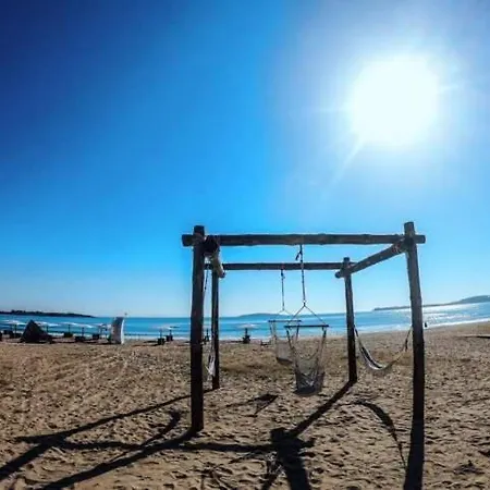 на градина *