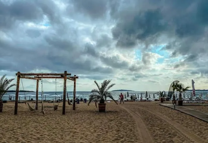 на градина *